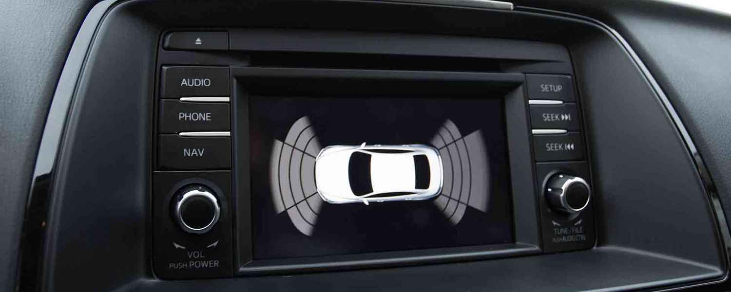 Audi bumper PDC sensor position and mounting inspection
