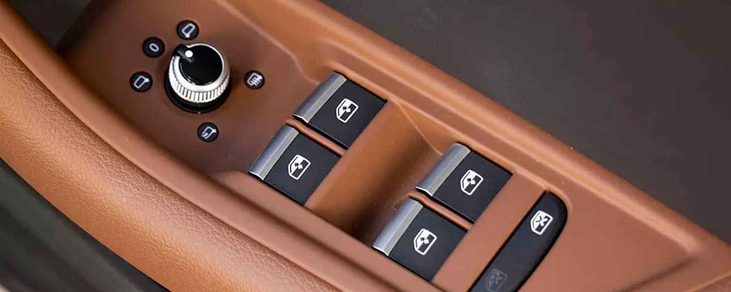 Audi power window repair switch and door-control inspection