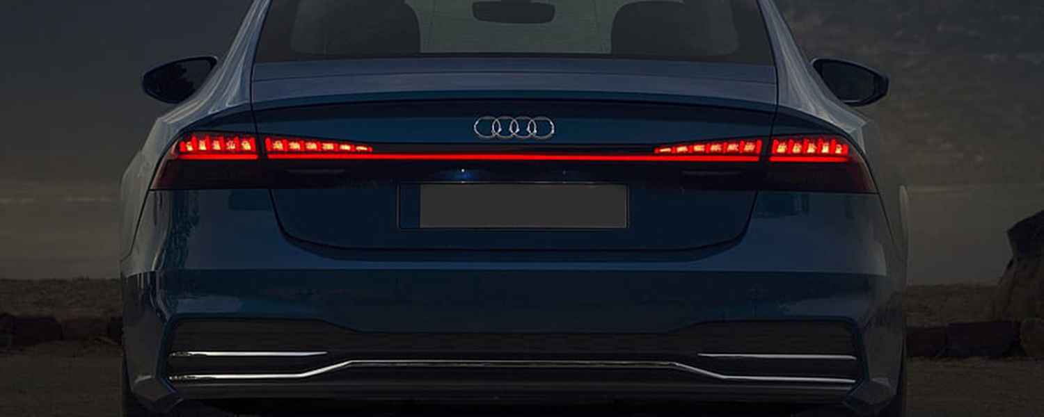 Audi brake lamp malfunction rear-light output comparison