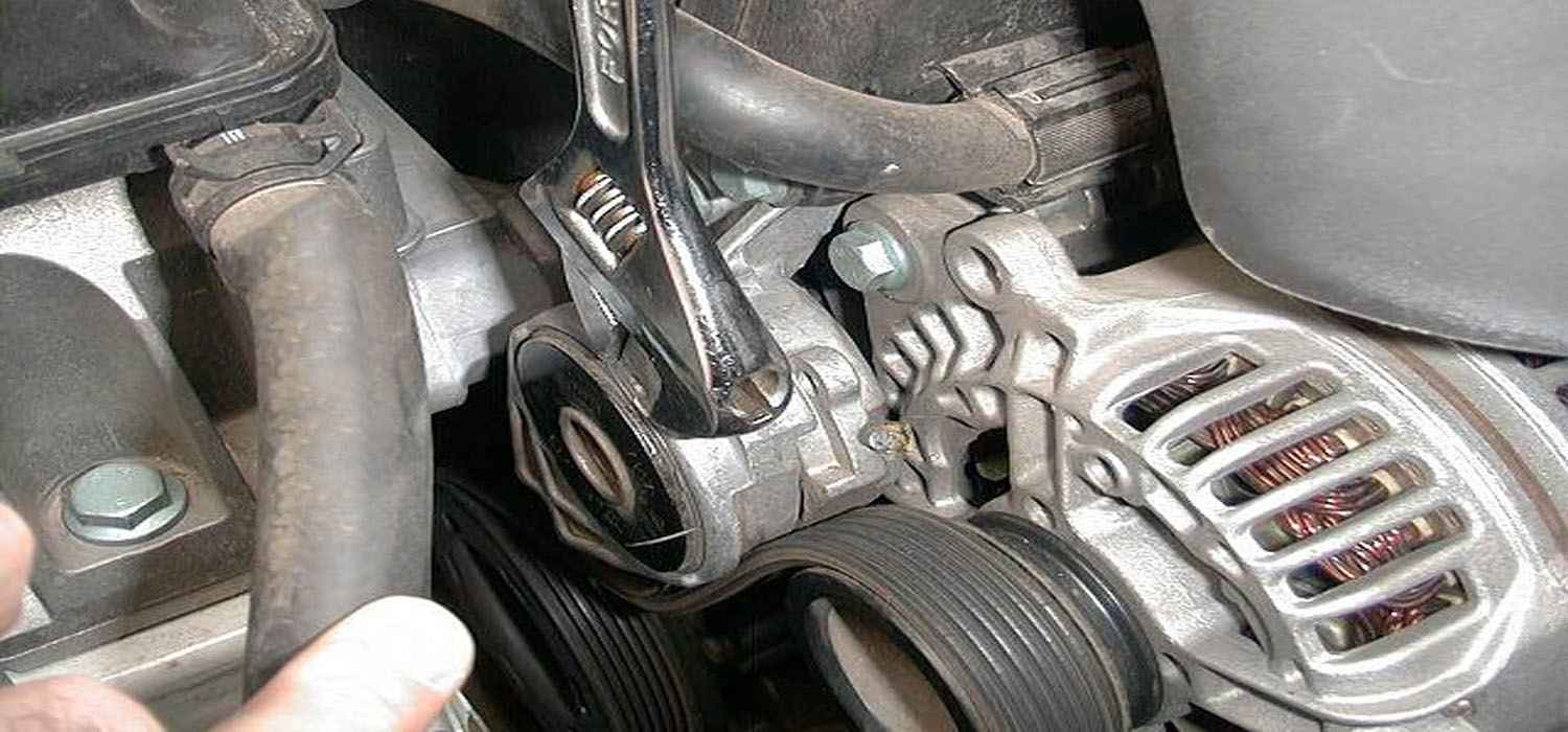 Audi alternator belt and pulley inspection