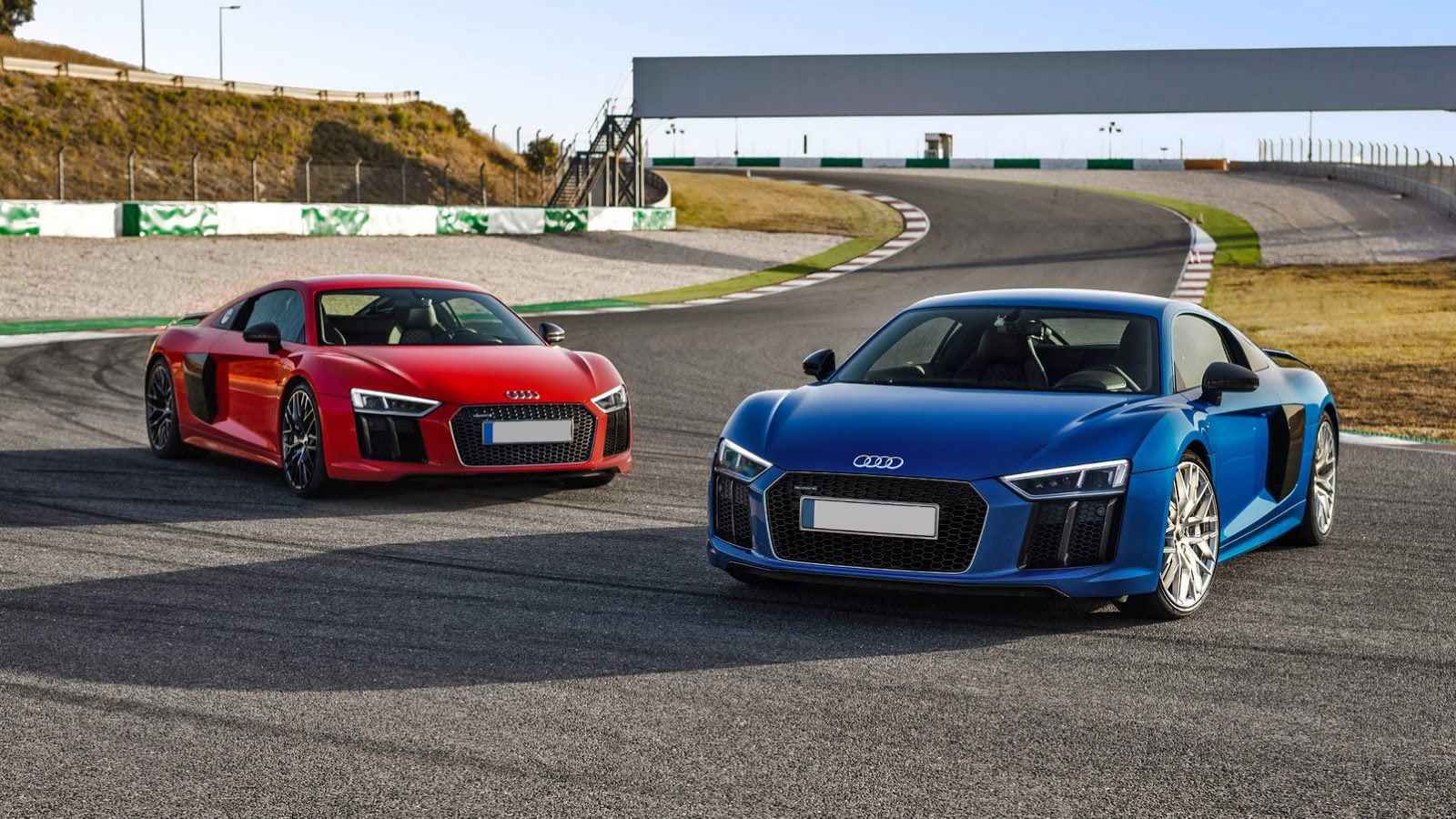 Audi chassis stabilization warning inspection in a Dubai workshop
