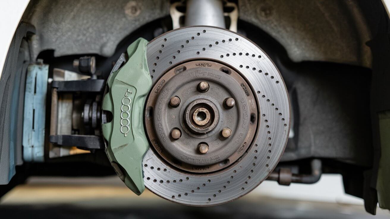 Audi brake pads replacement rotor and sensor inspection