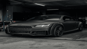 Audi body repair assessment for dents and panel damage