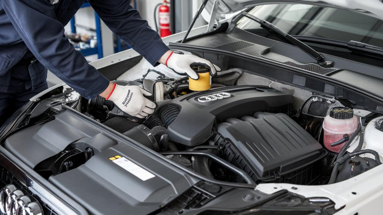 Audi oil and filter change service