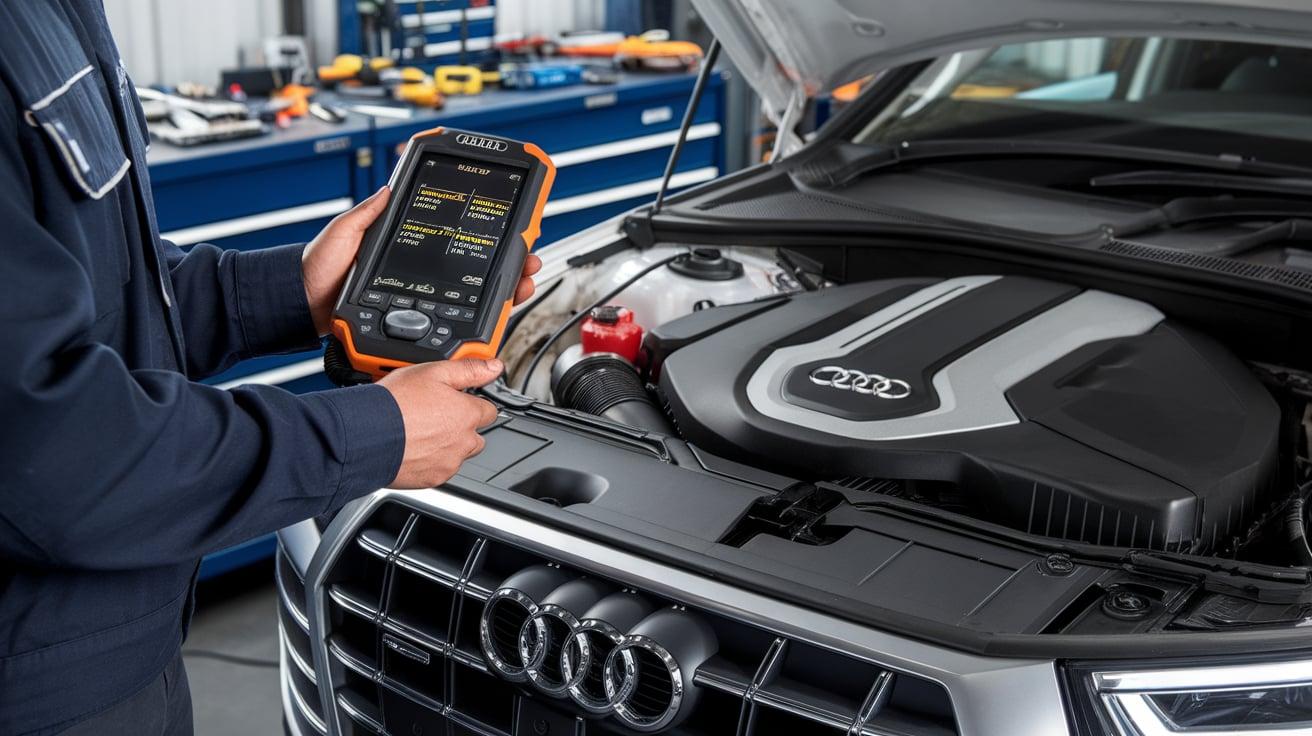 Car engine repair Audi