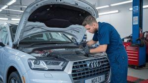 Audi AC not cooling diagnosis in Dubai