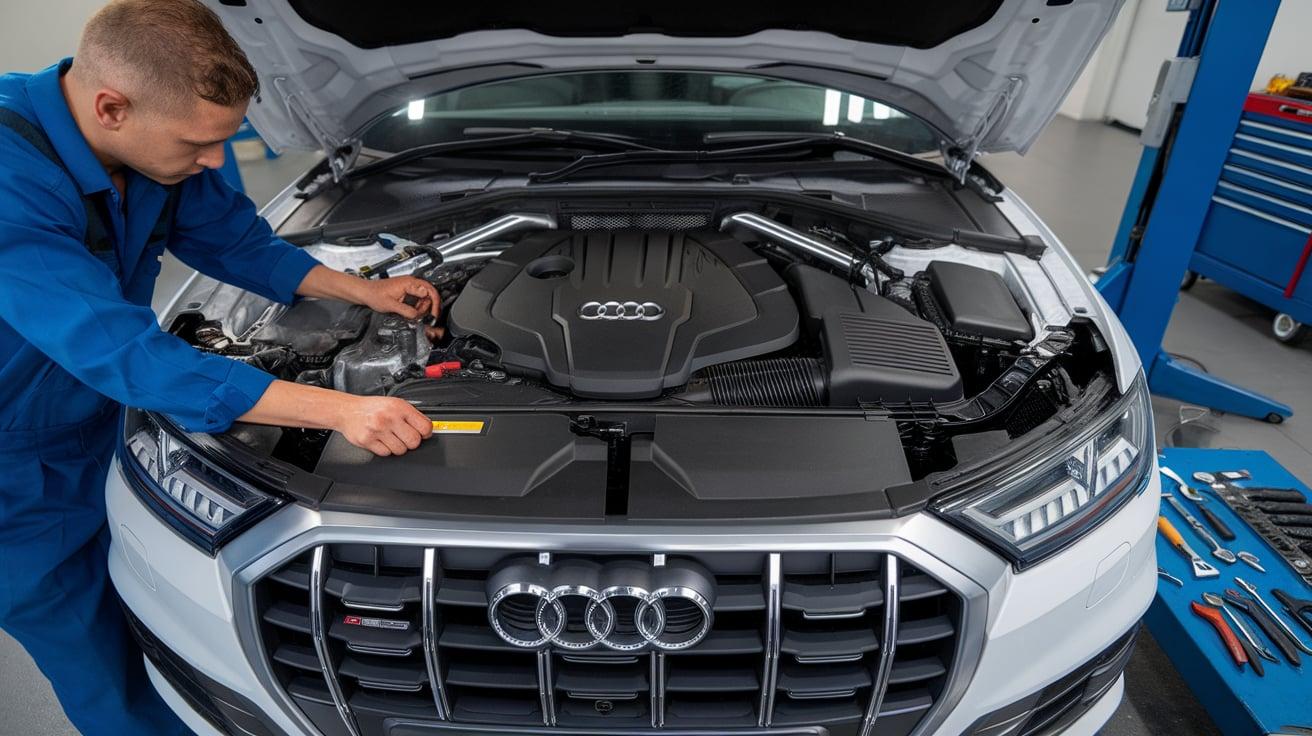 Dubai Audi engine