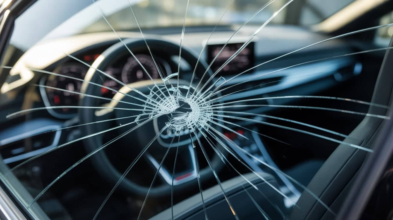 “Audi windshield damage”