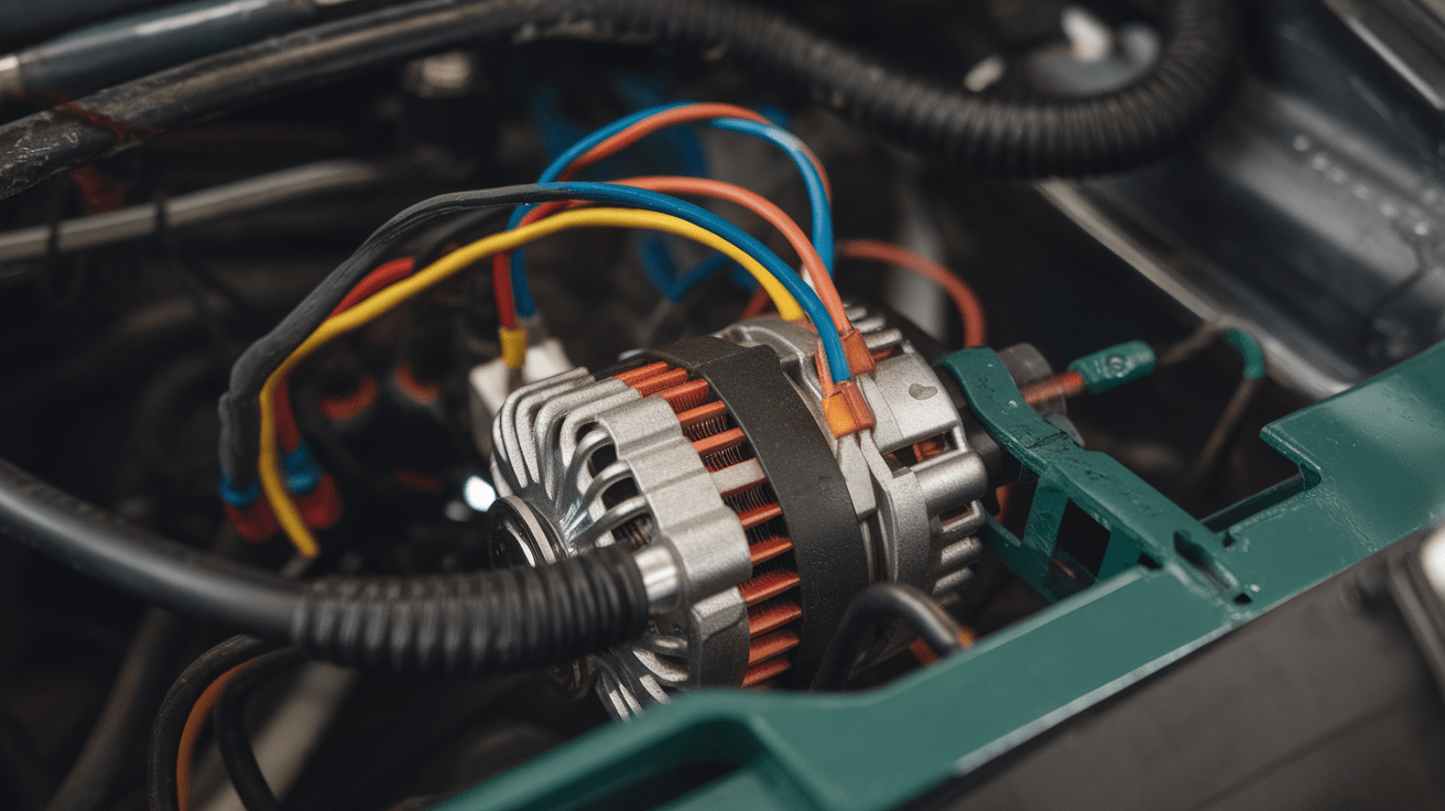 alternator overheating traffic