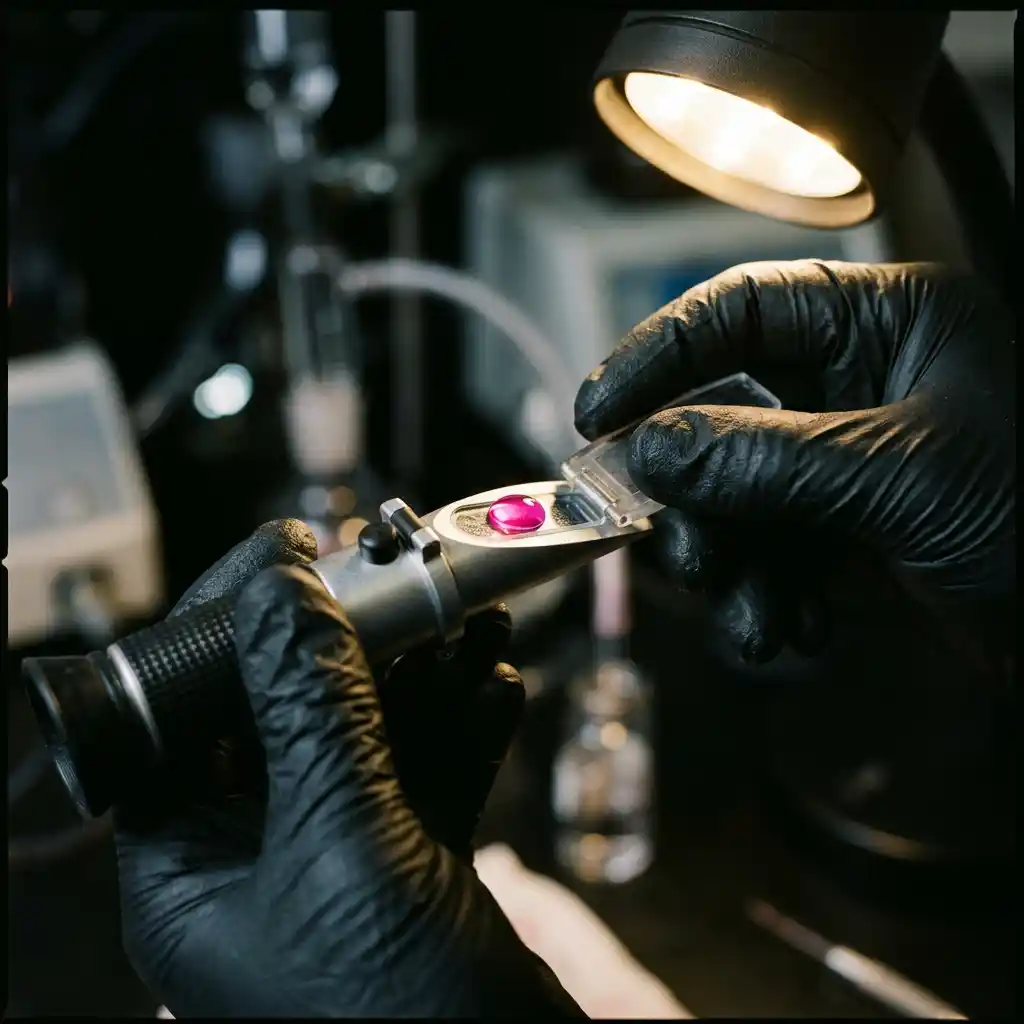 Audi coolant concentration check with a refractometer