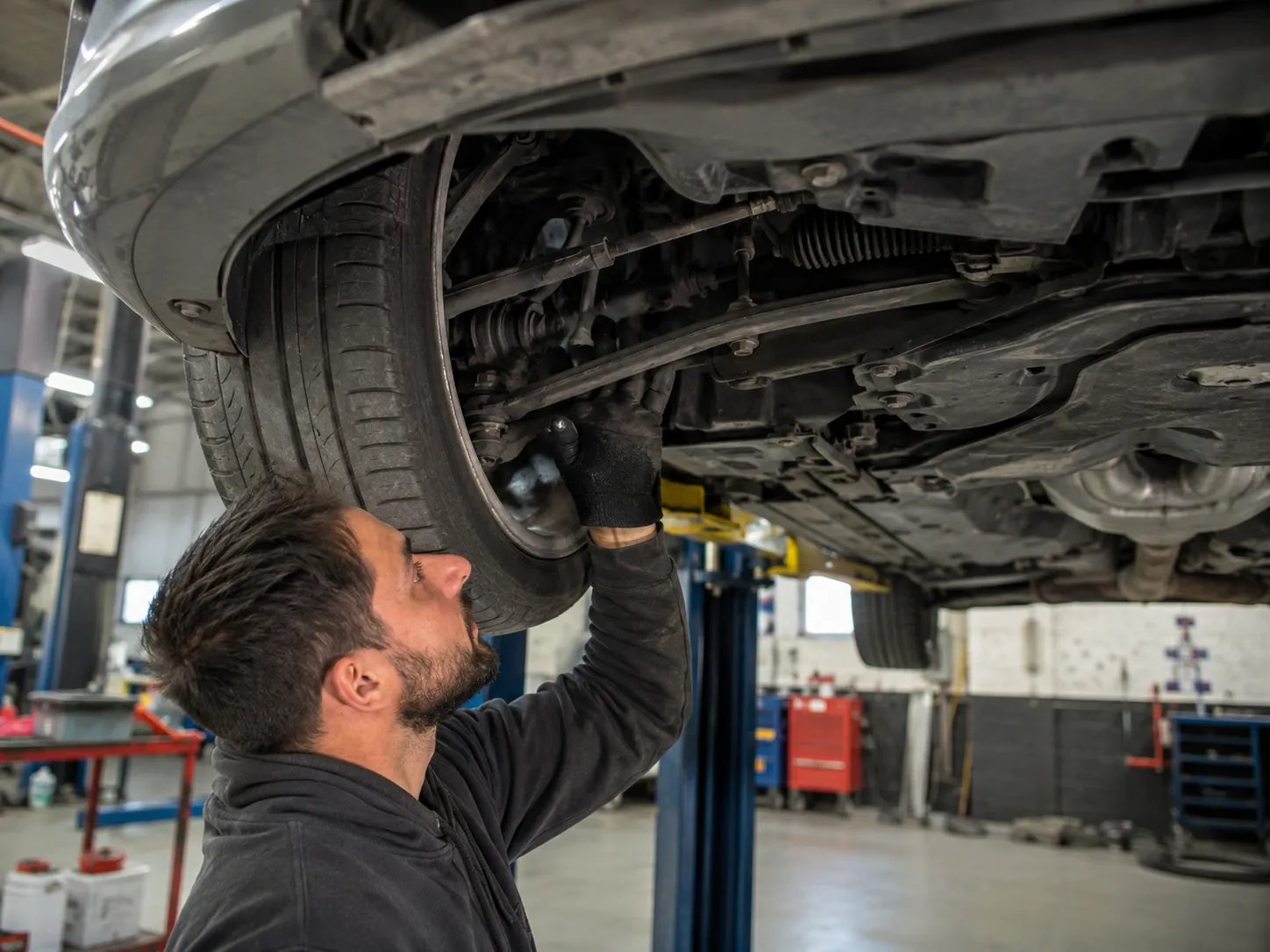 Audi steering rack and suspension inspection