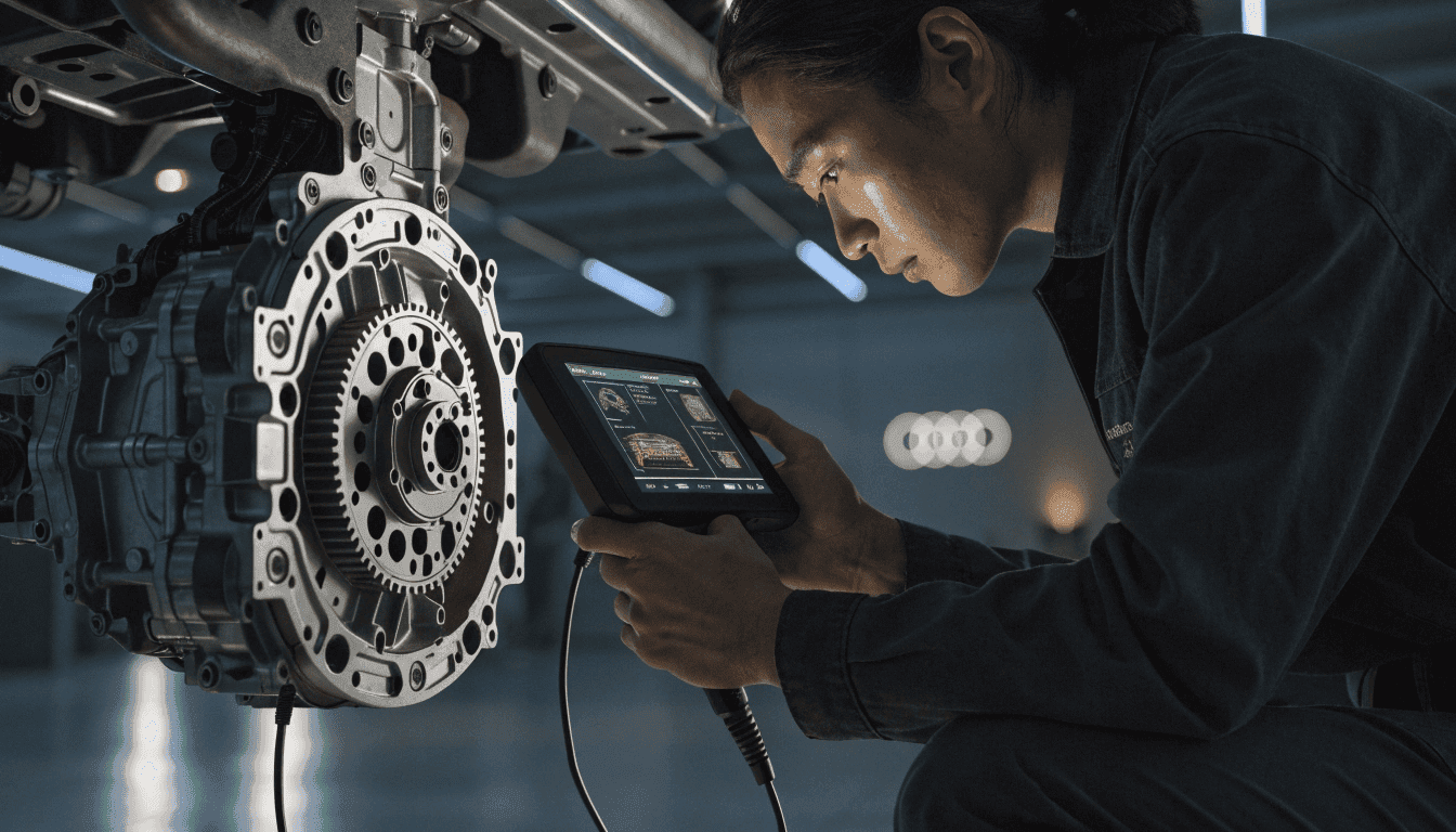 Audi S tronic transmission warning diagnostic inspection