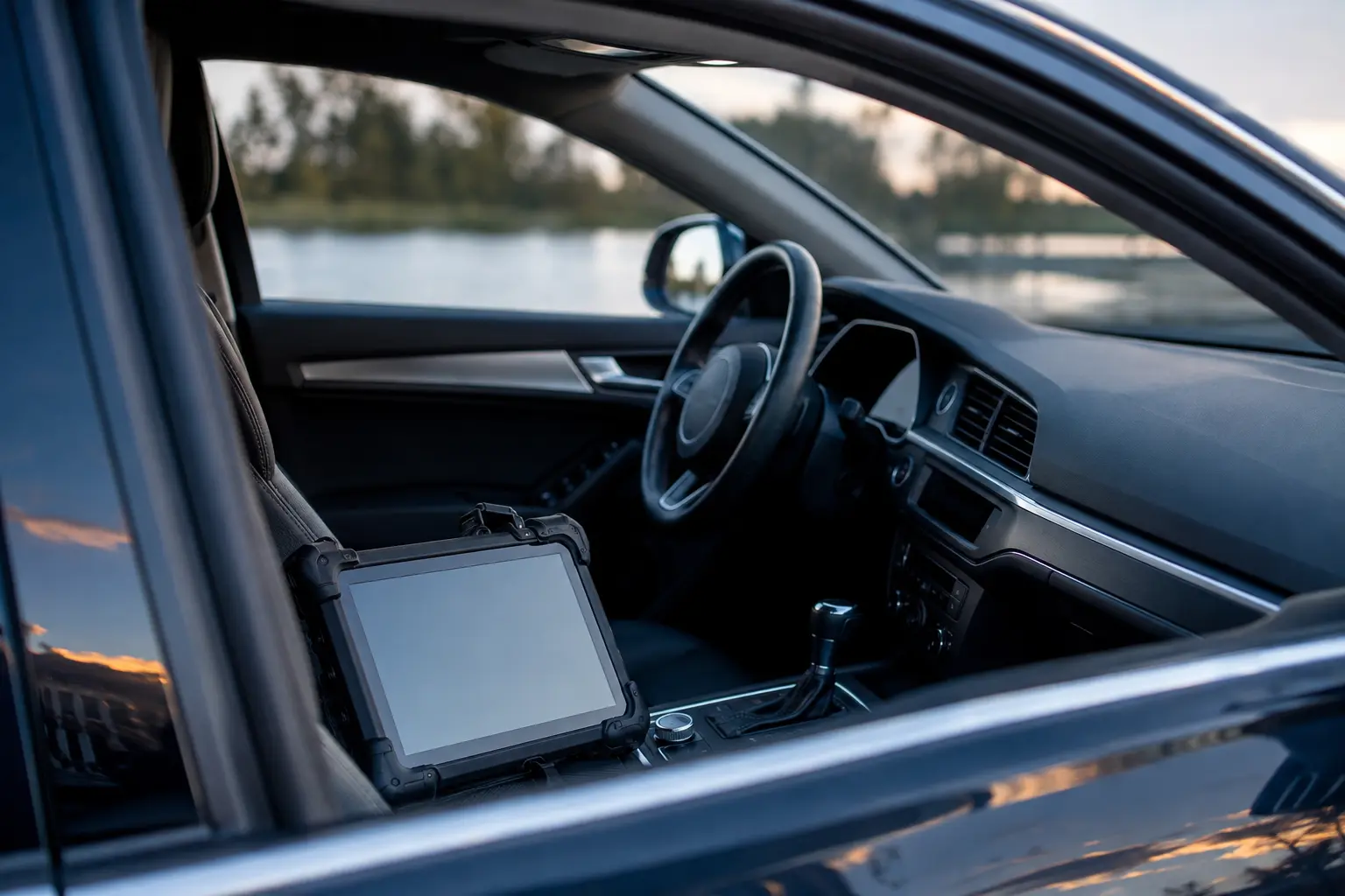 Audi diagnostic verification before a controlled road check