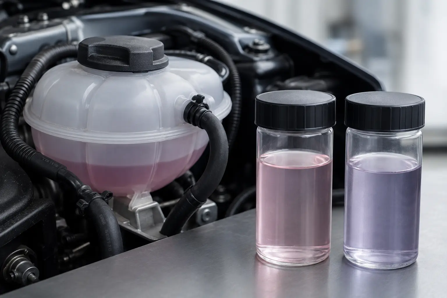 Audi coolant compatibility check before mixing