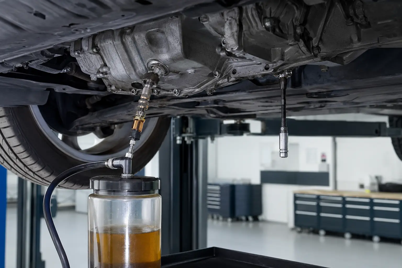 Audi gearbox fluid procedure and temperature check