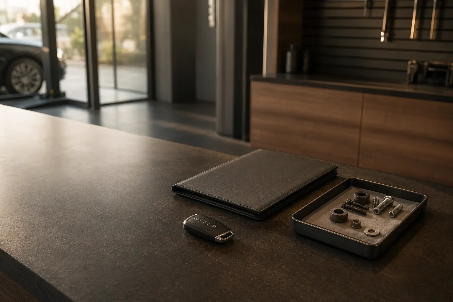 Audi repair handover records and hardware