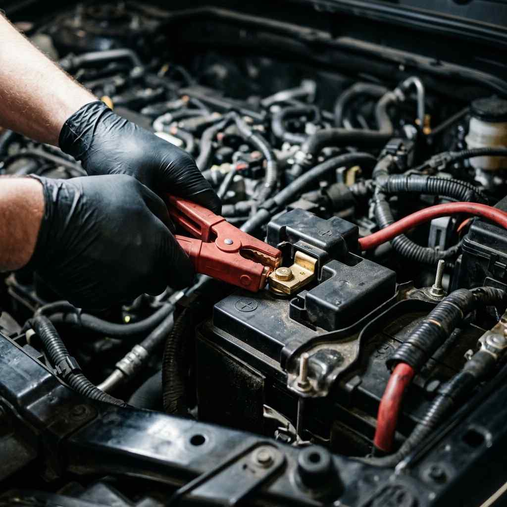 Audi RS4 battery voltage stabilization and network scan