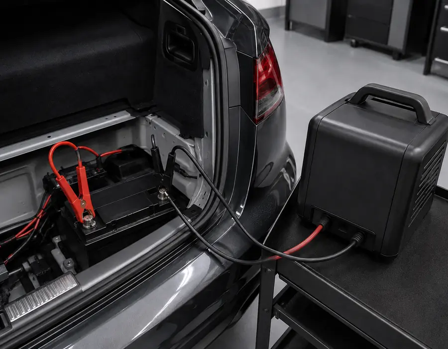 Audi RS5 electrical-supply stabilization and network inspection