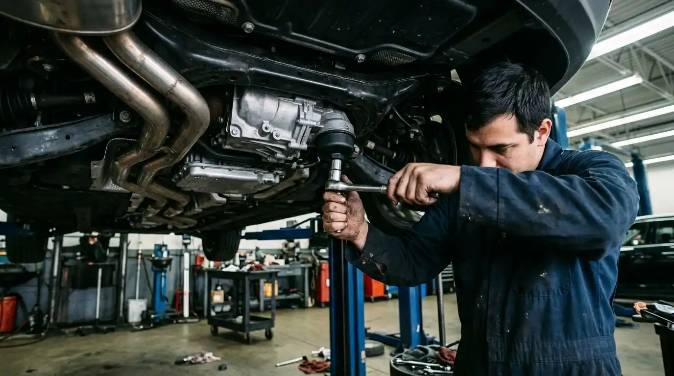 Audi S3 S tronic transmission fluid and filter inspection