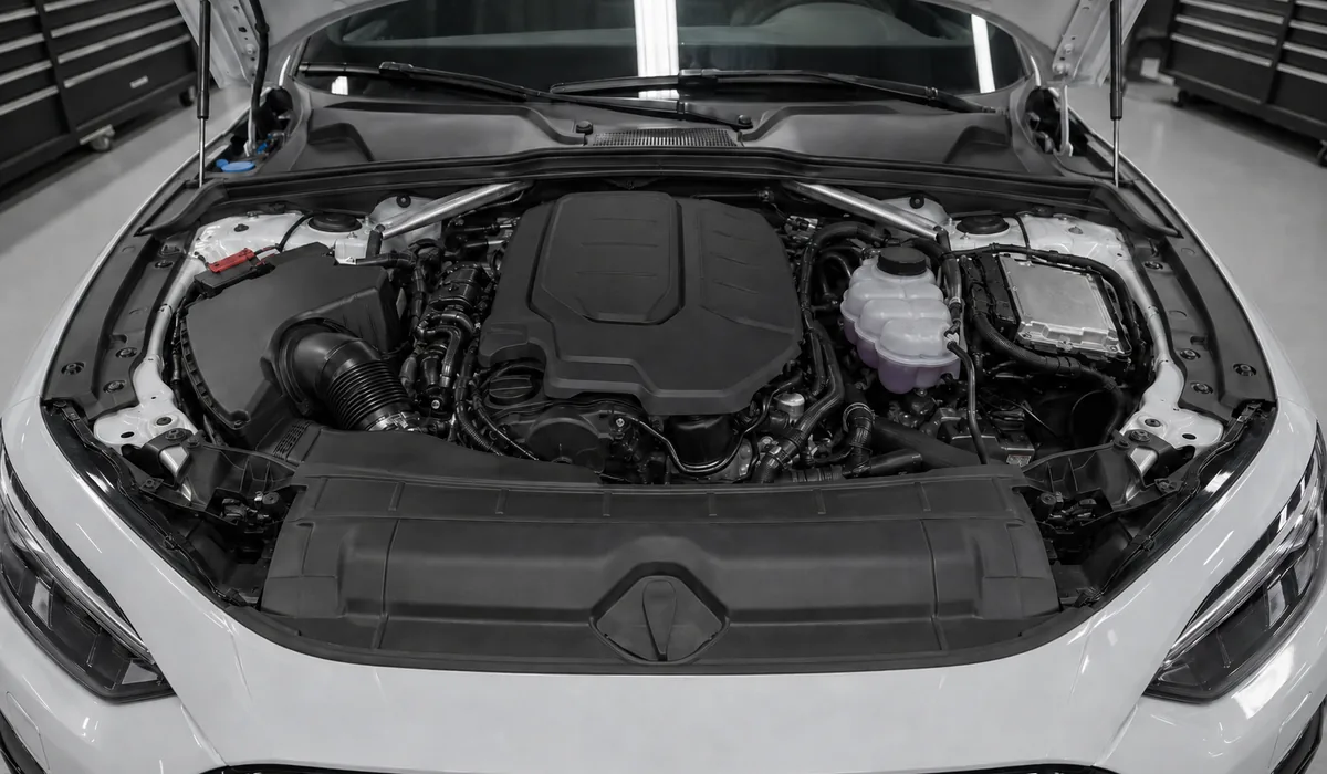 Audi S5 installed engine and vehicle configuration inspection