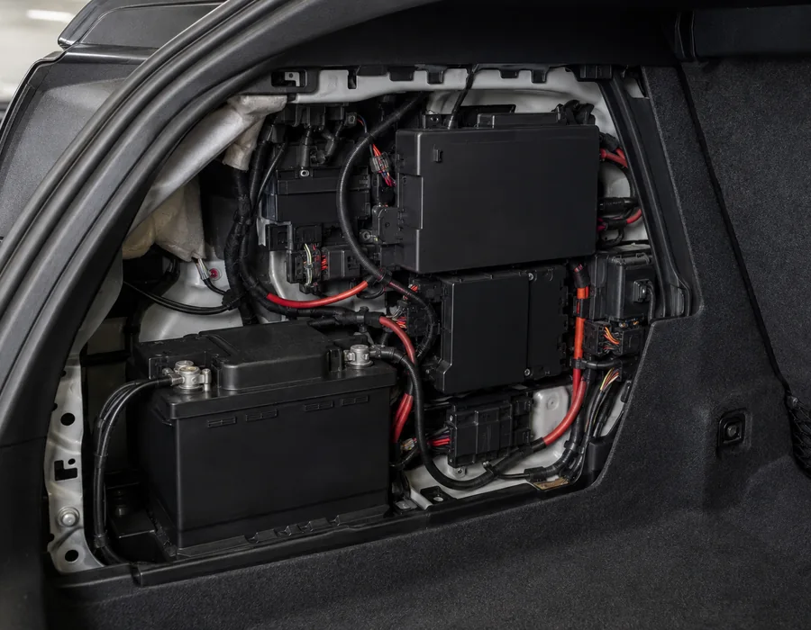 Audi S6 battery and network electronics inspection