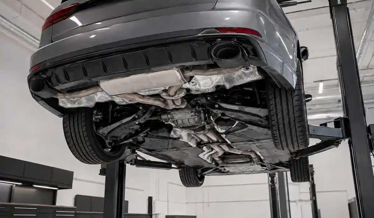Audi S7 sport differential and underbody inspection