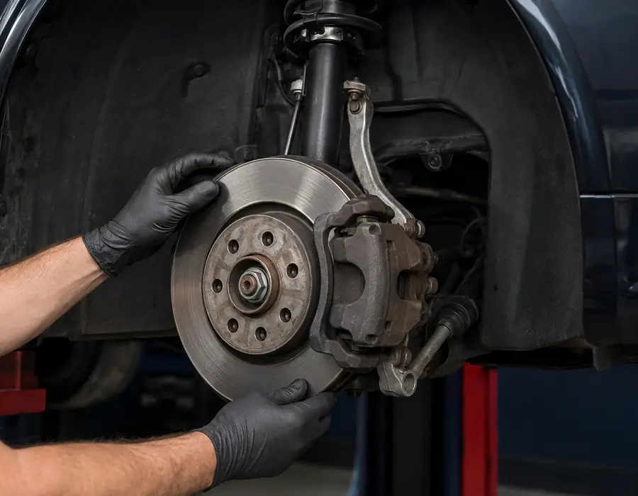 Audi TT brake and suspension condition inspection for maintenance planning