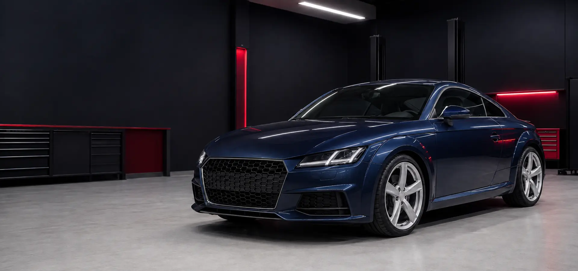 Audi TT repair and service inspection in Dubai
