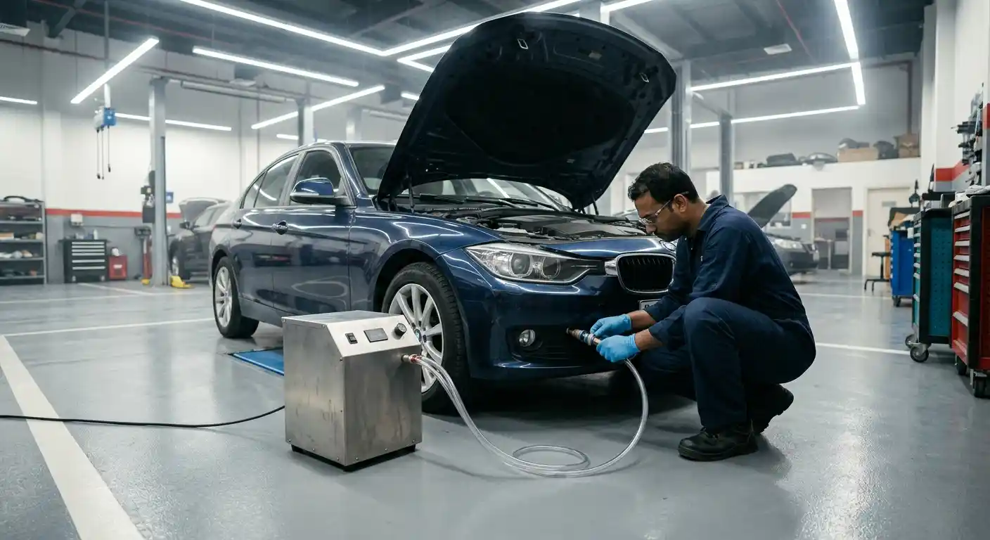 Audi S4 transport and road-test preparation inspection
