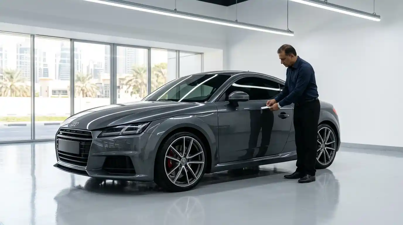 Audi TTS service verification and final handover